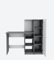 Marvel Home Office Table | Grey and Frosty White