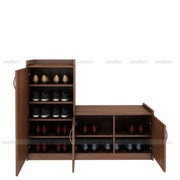 Sittin Shoe Cabinet | Walnut