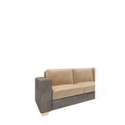 Savvy Sofa | L Shape |  Graphite Grey and Beige