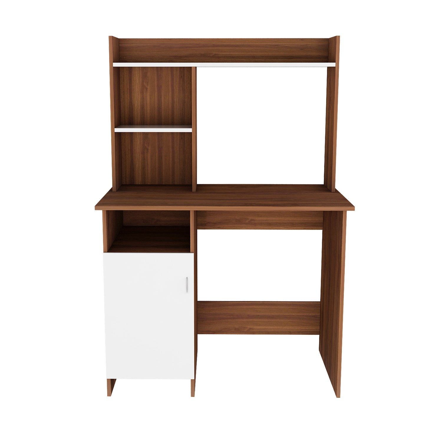 Ocus Study Table | Walnut and Frosty White