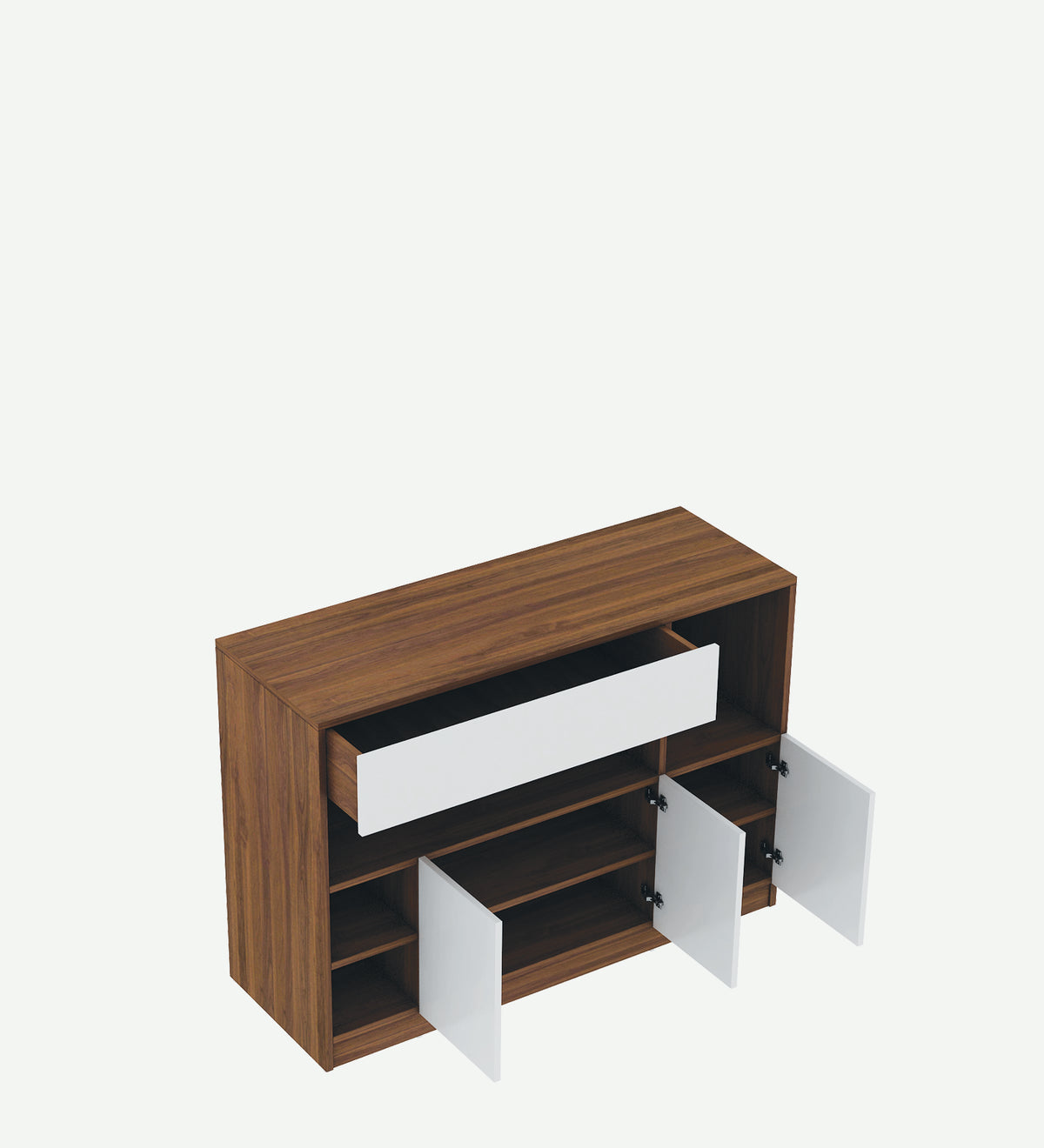 Lisa Side Crockery Unit | Medium | Frosty White