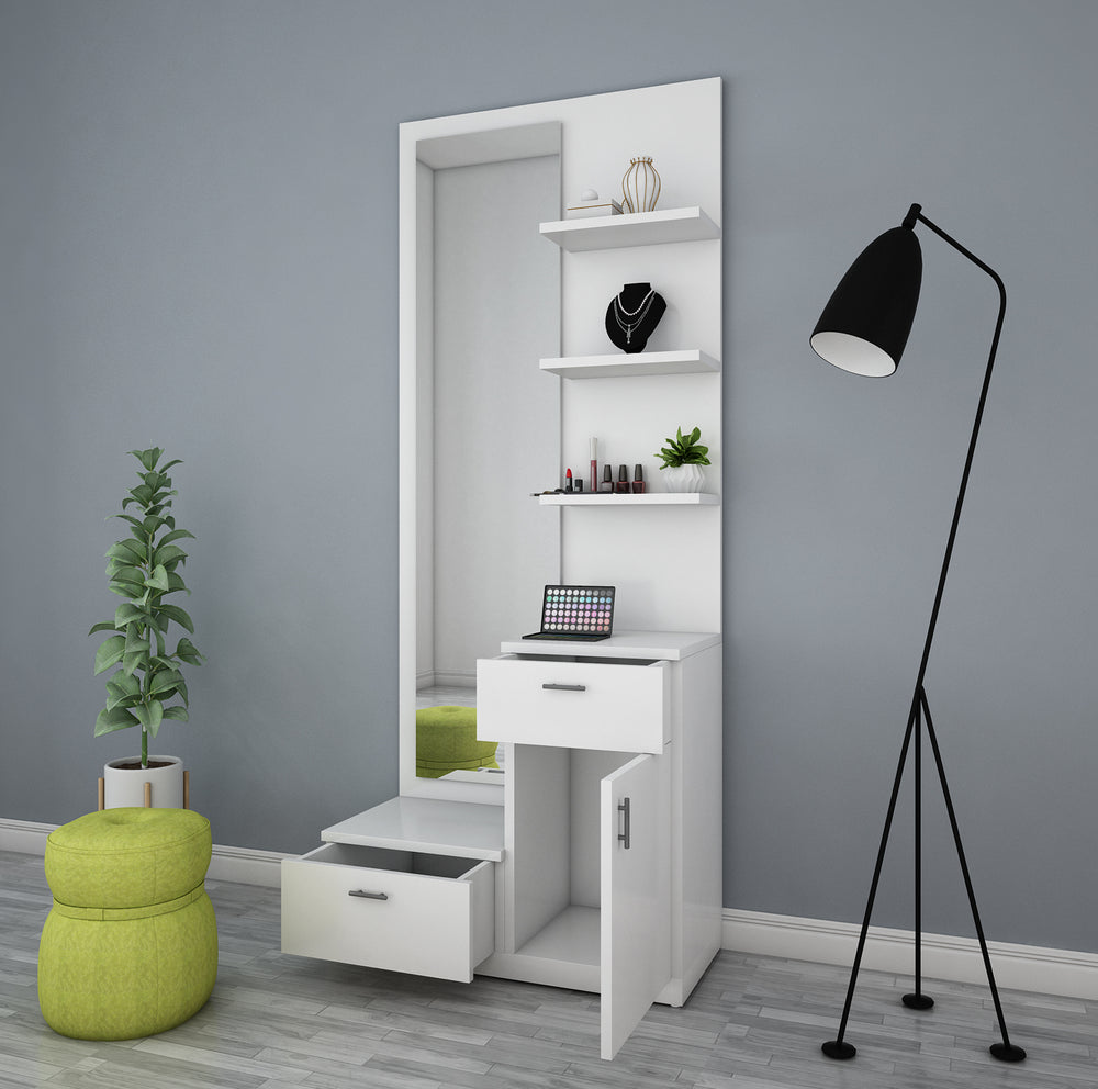 Citrine Dressing Unit | Frosty White | Without Mirror | Frosty White
