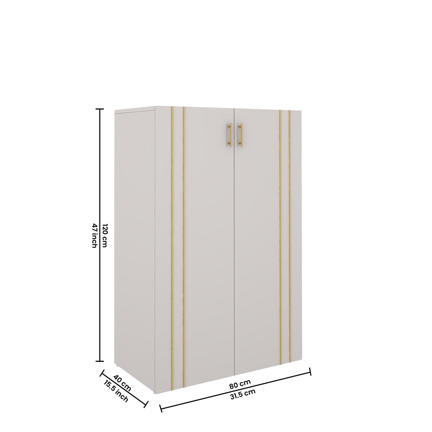 Sole Tall Shoe Rack | HDHMR | CHAMPAGNE