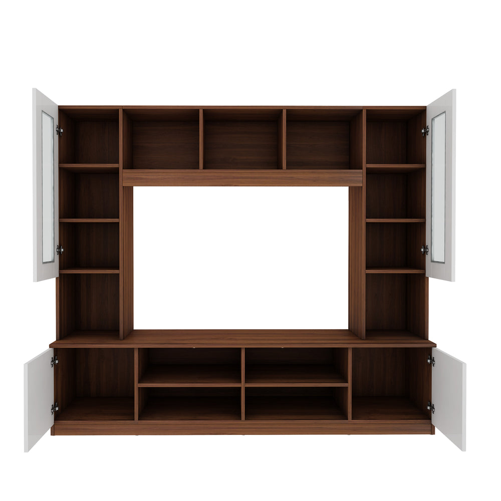Disney TV Unit | 43 Inch TV | Walnut and Frosty White