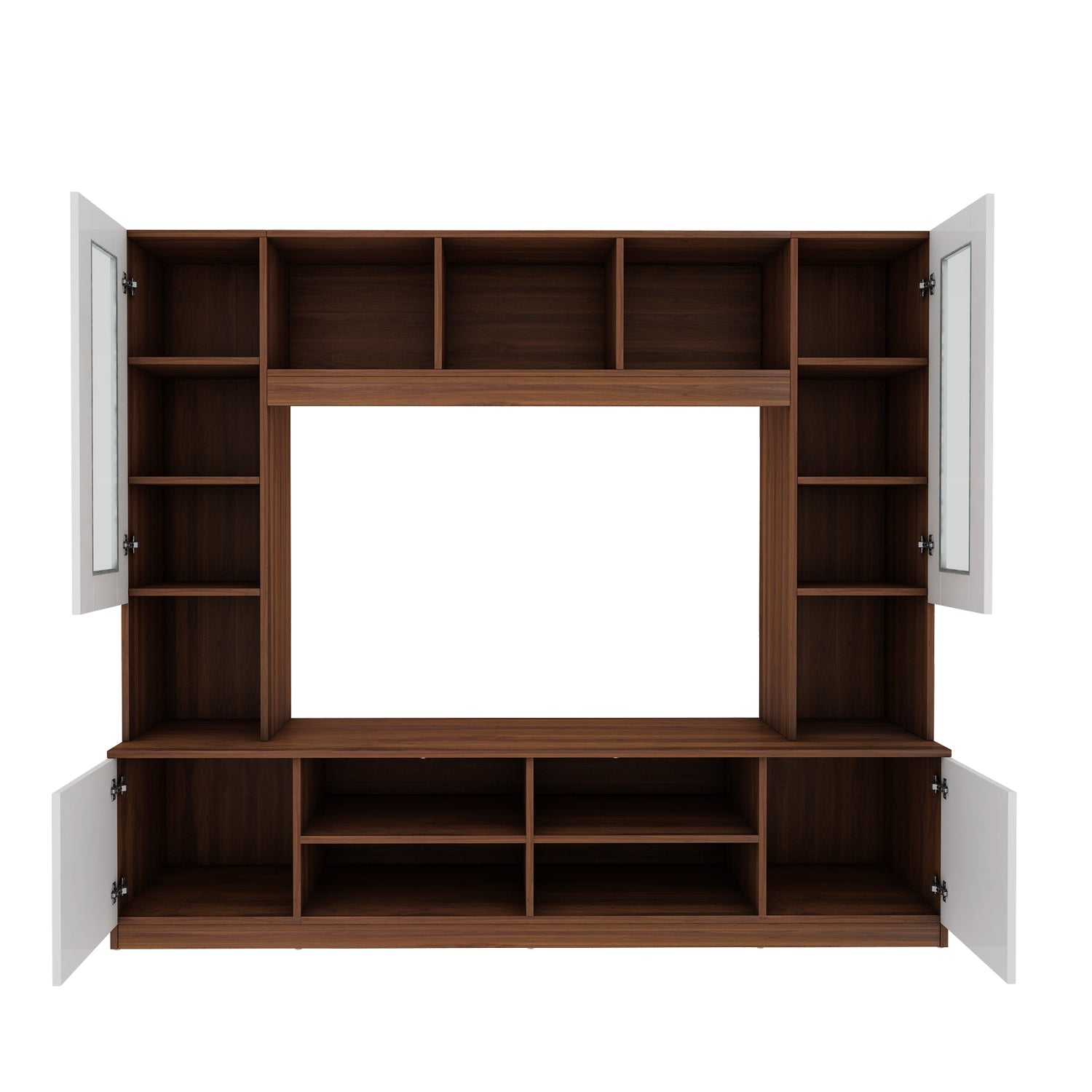 Disney TV Unit | 43 Inch TV | Walnut and Frosty White