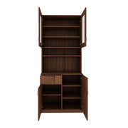 Modish Two Door Crockery Unit | Walnut