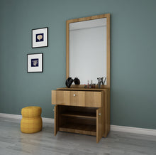 Load image into Gallery viewer, Granite Dressing Unit | Exotic Teak | Without Mirror
