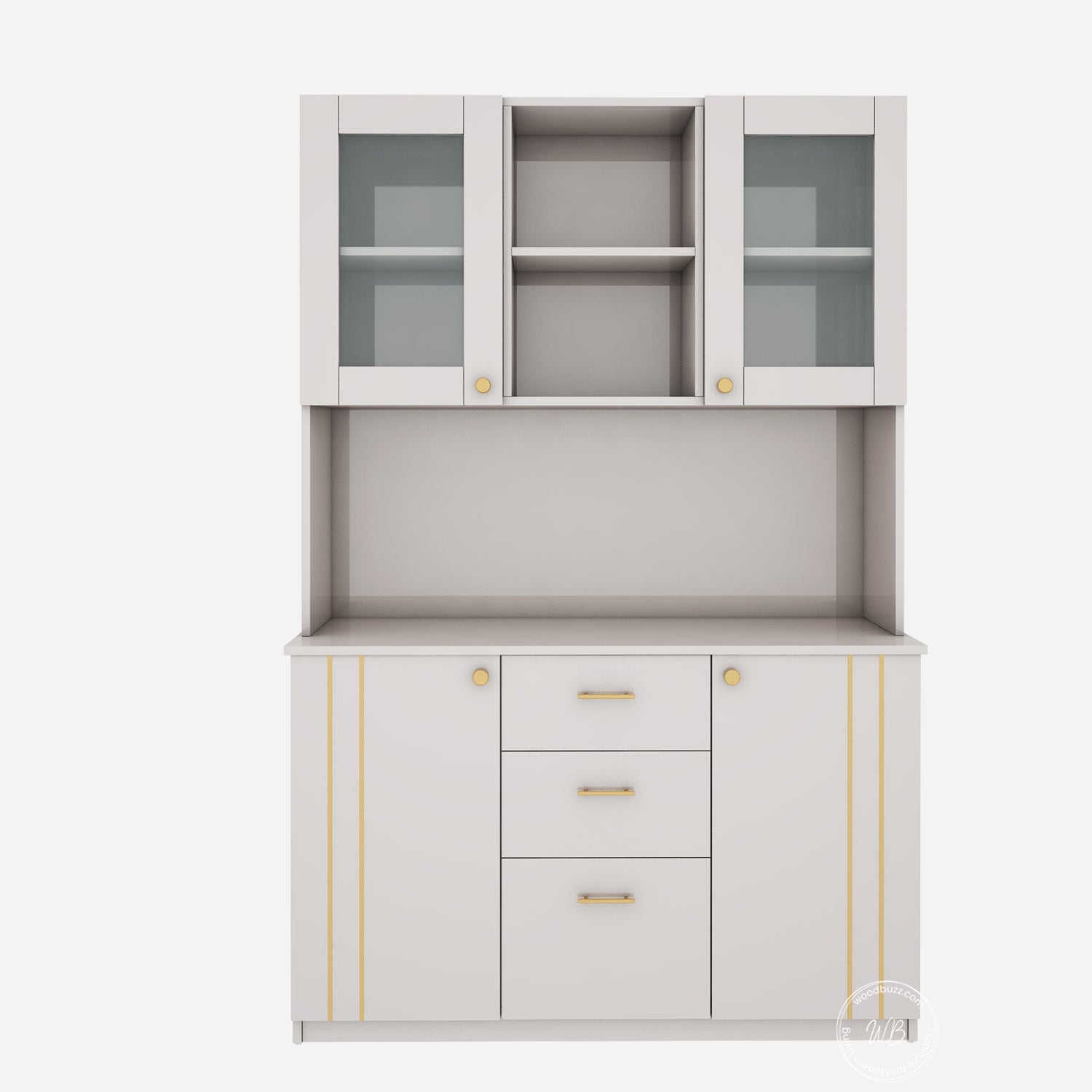 Edith Crockery Unit | HDHMR | Champagne