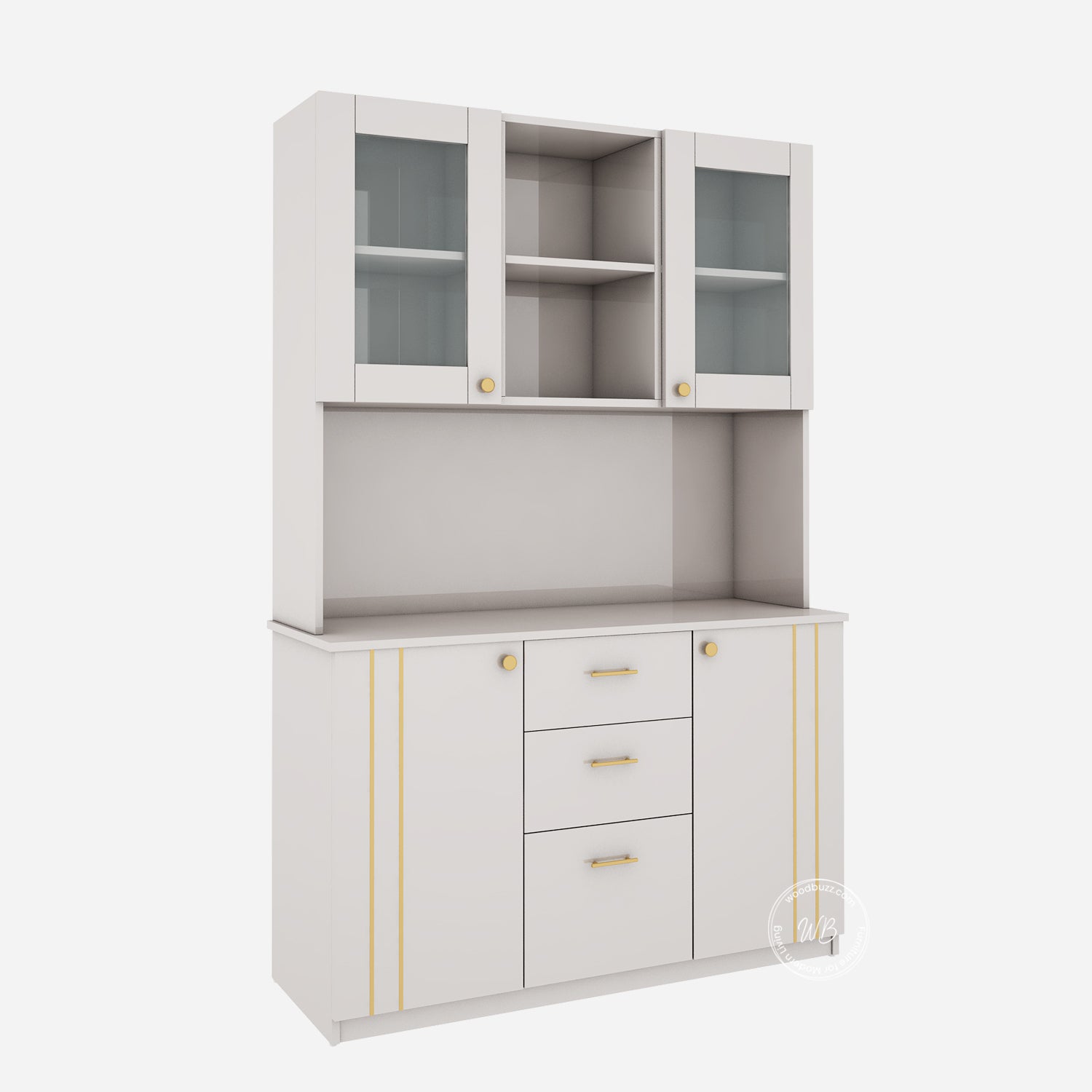 Edith Crockery Unit | HDHMR | Champagne