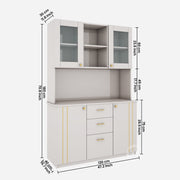 Edith Crockery Unit | HDHMR | Champagne