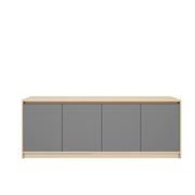 Modena TV Unit- Beige Teak & Grey