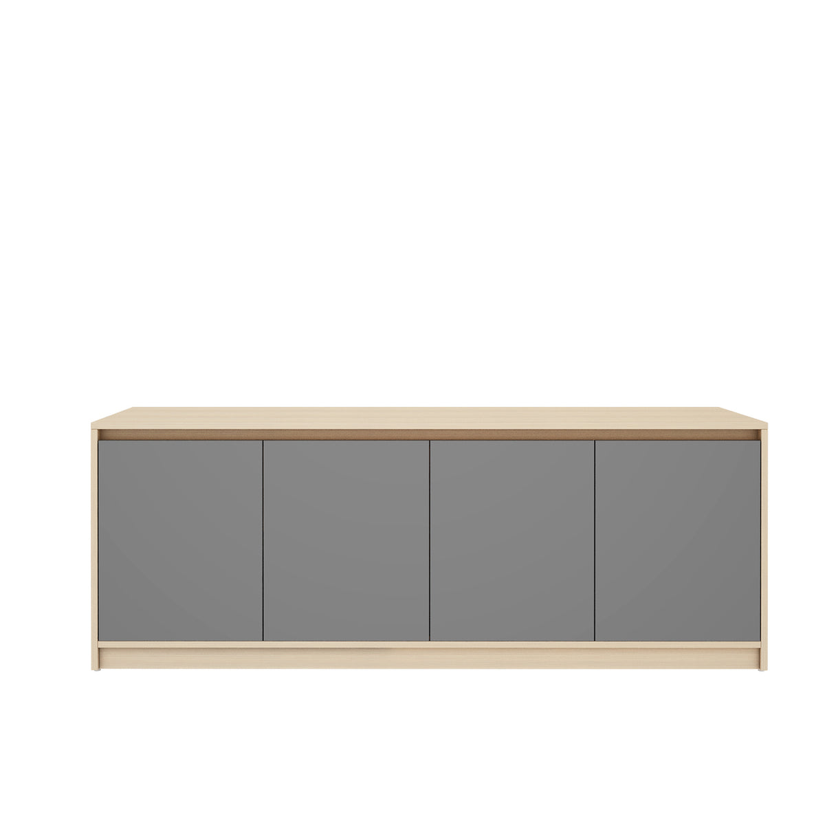 Modena TV Unit- Beige Teak & Grey