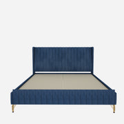 Amour King Bed - Navy Blue
