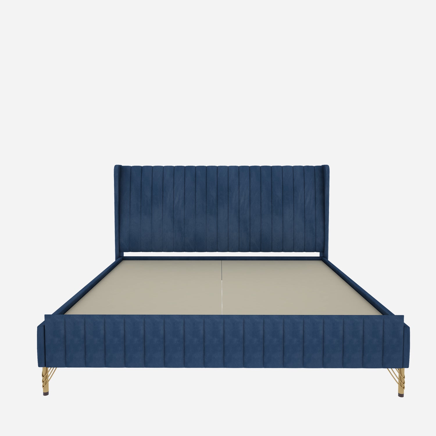 Amour King Bed - Navy Blue