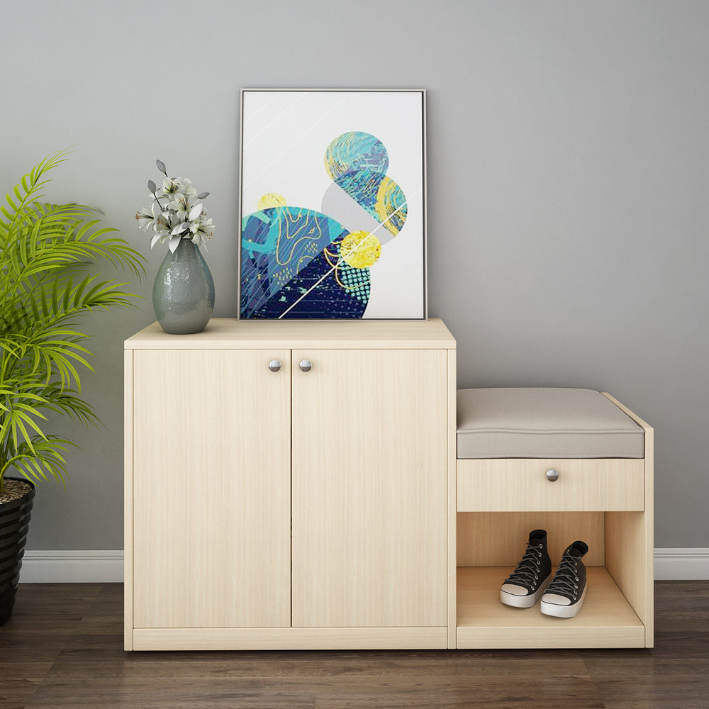 Ergad Shoe Cabinet | Beige Teak