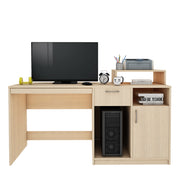 Verner Computer Desk | Beige Teak