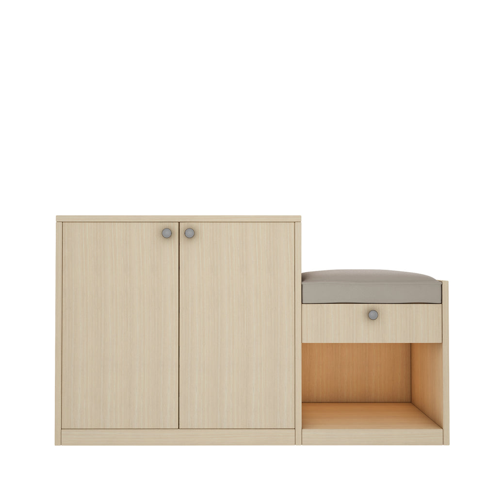 Ergad Shoe Cabinet | Beige Teak
