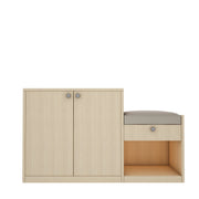 Ergad Shoe Cabinet | Beige Teak