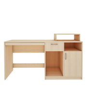 Verner Computer Desk | Beige Teak