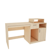 Verner Computer Desk | Beige Teak