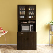 Modish Two Door Crockery Unit | Walnut