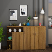 Enoch Side kitchen Crockery Unit | Exotic Teak