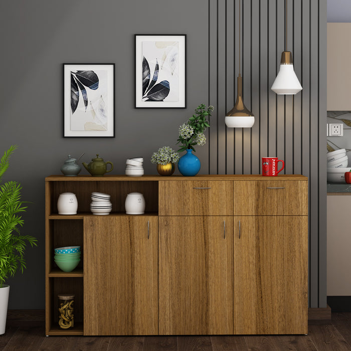 Enoch Side kitchen Crockery Unit | Exotic Teak