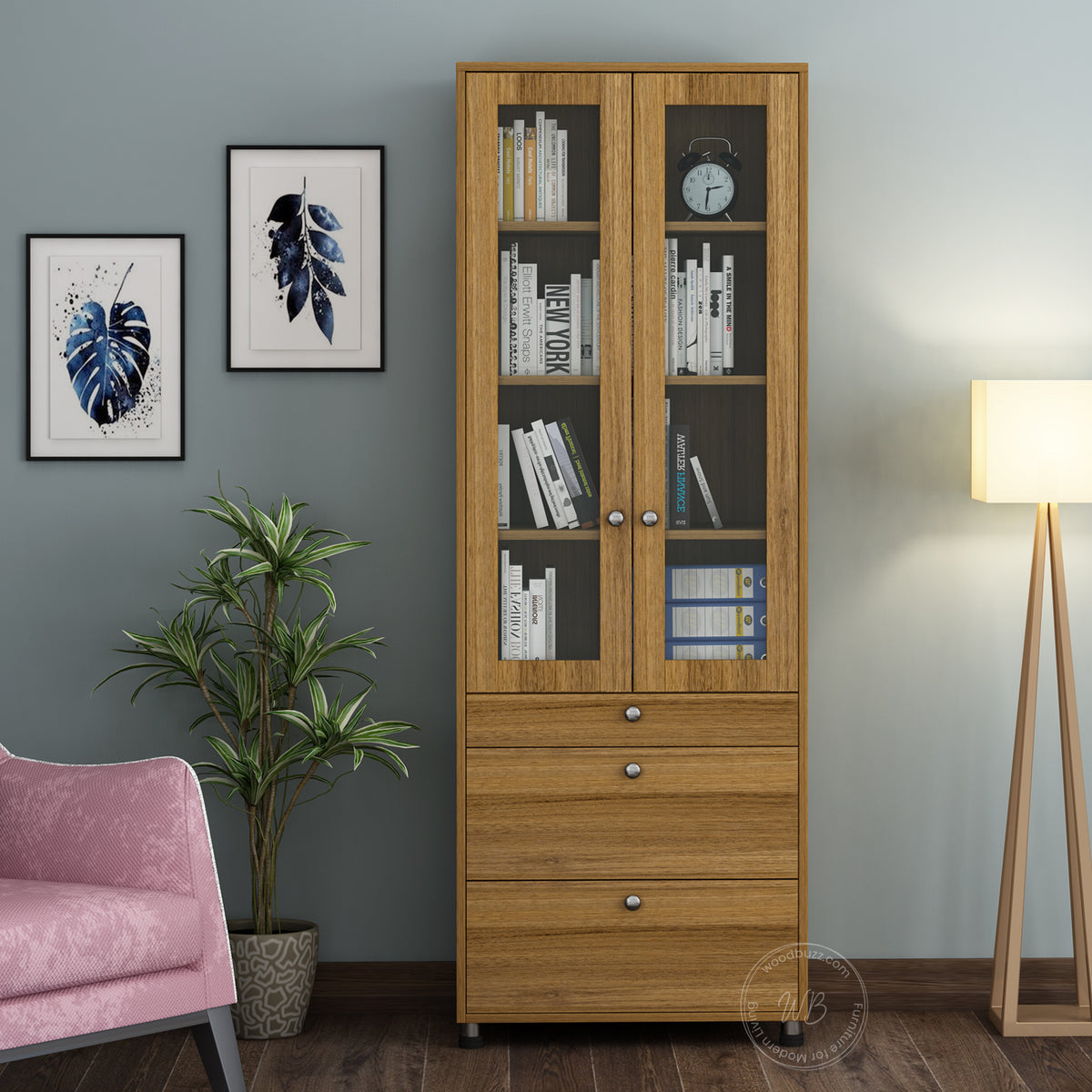 Pinnacle Bookcase | Exotic Teak