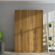 Cortina 4 Door Wardrobe - Exotic Teak