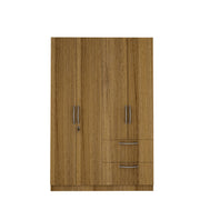 Cortina 4 Door Wardrobe - Exotic Teak