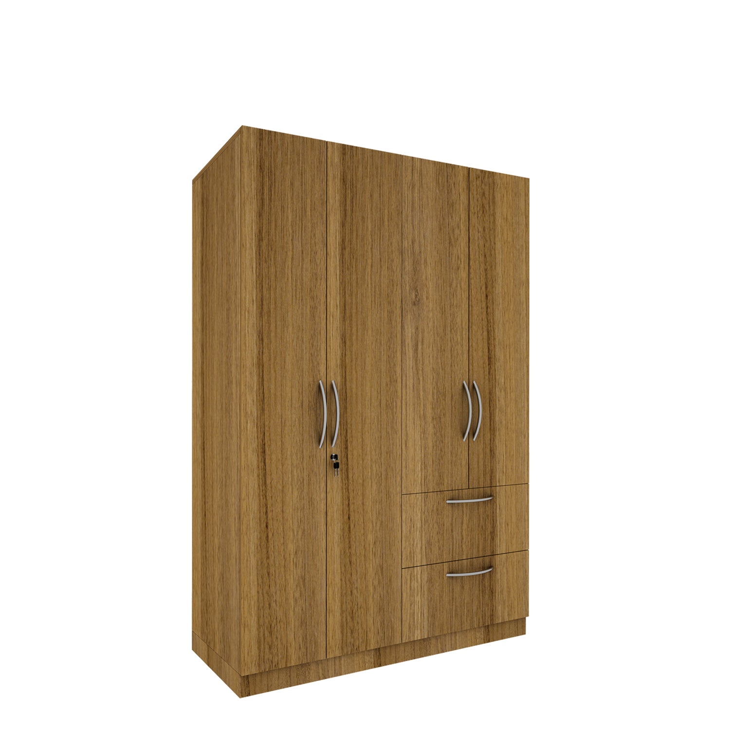 Cortina 4 Door Wardrobe - Exotic Teak