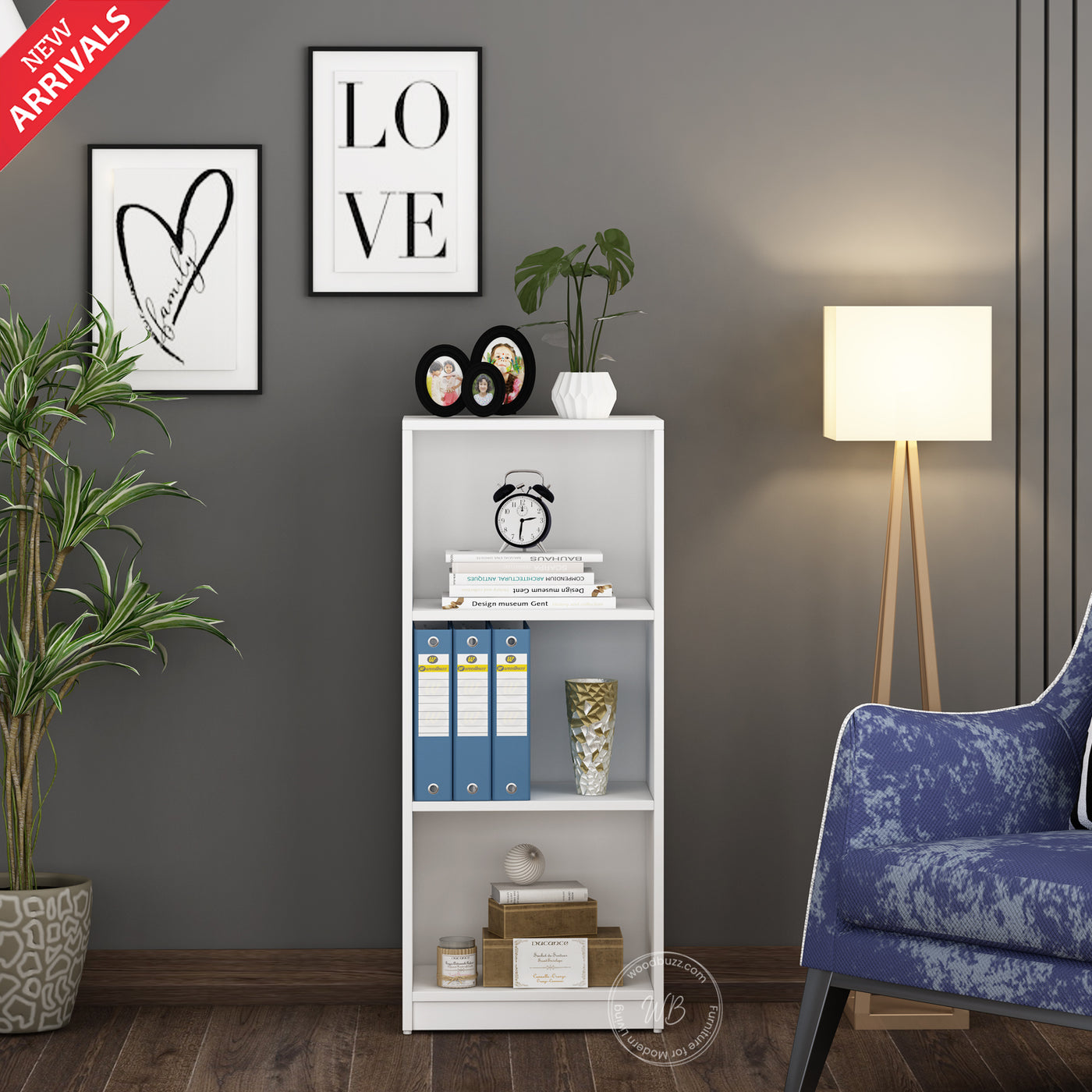 Doris Bookcase | Frosty White