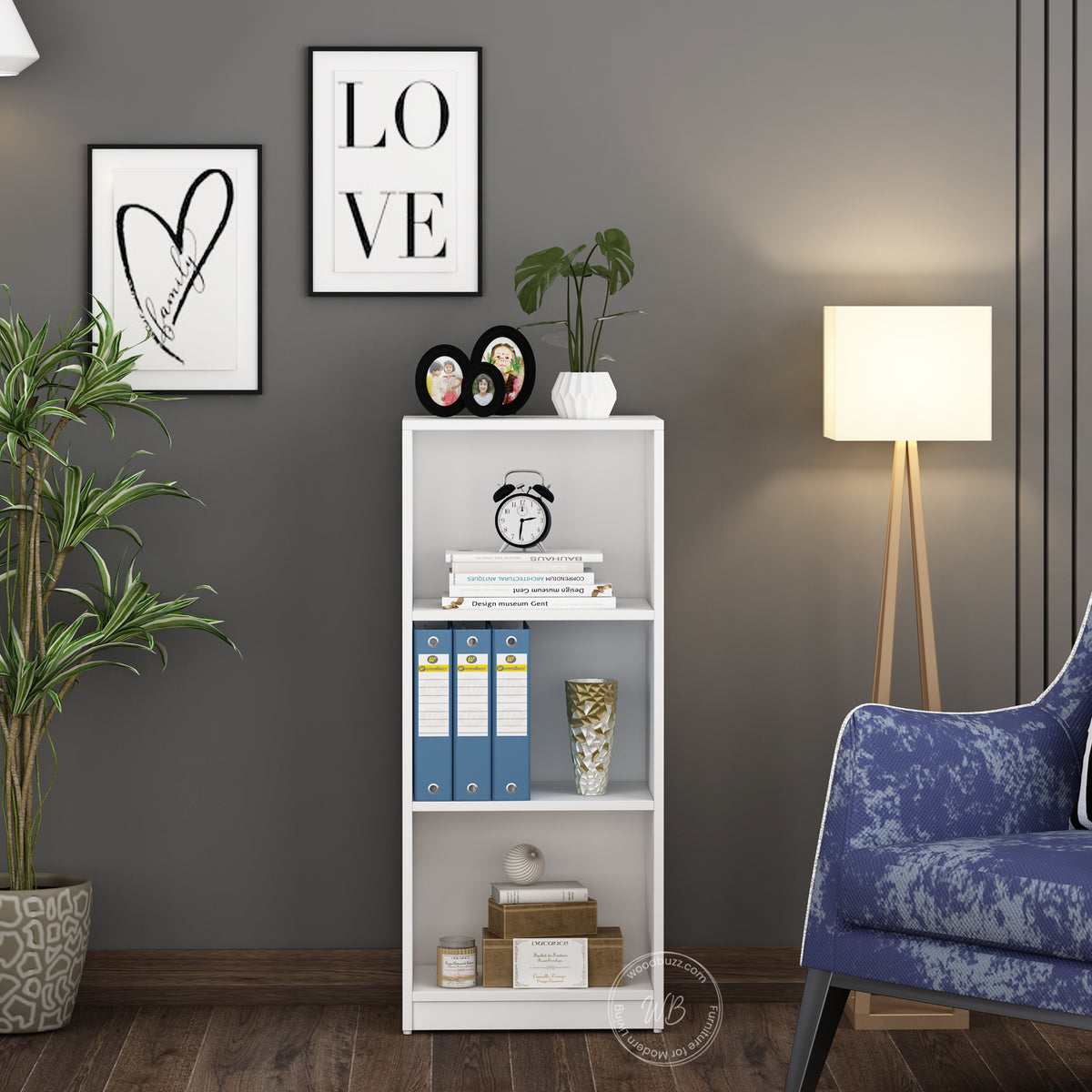 Doris Bookcase | Frosty White