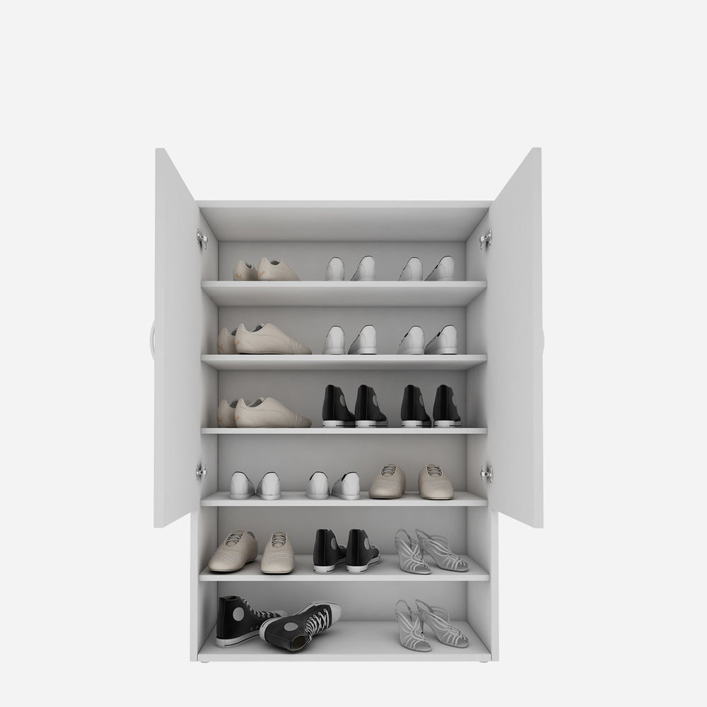 Pholes Shoe cabinet | Frosty White