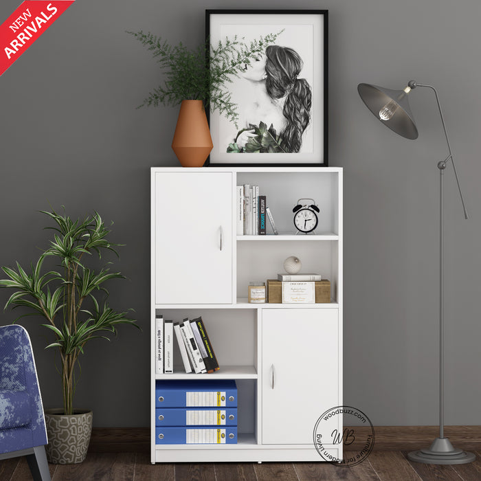 Orbit Bookcase - Frosty White