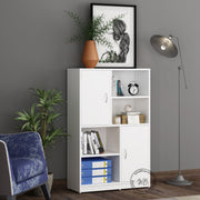 Orbit Bookcase - Frosty White