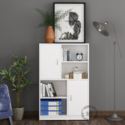 Orbit Bookcase - Frosty White