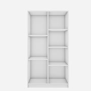 Double Mint Bookcase | White