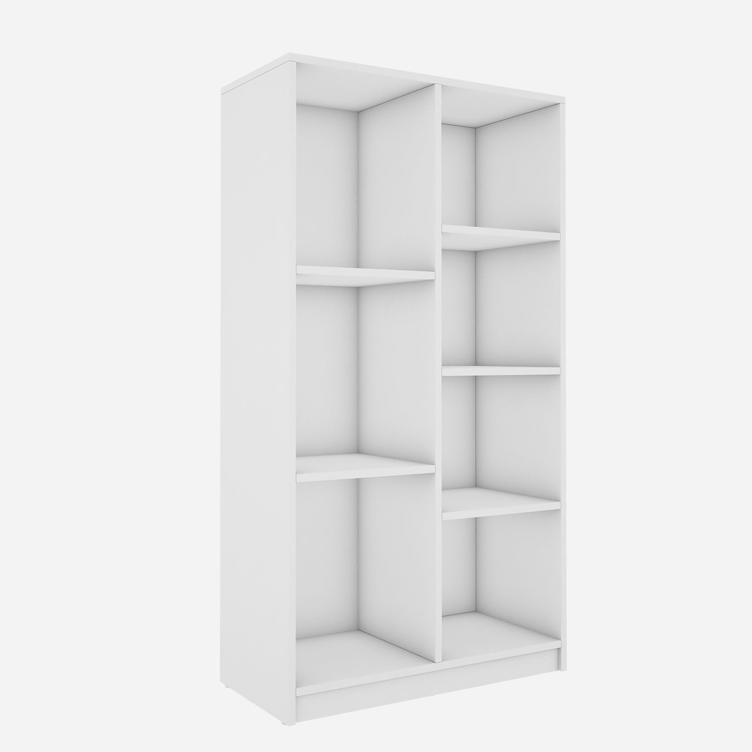 Double Mint Bookcase | White