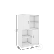Orbit Bookcase - Frosty White