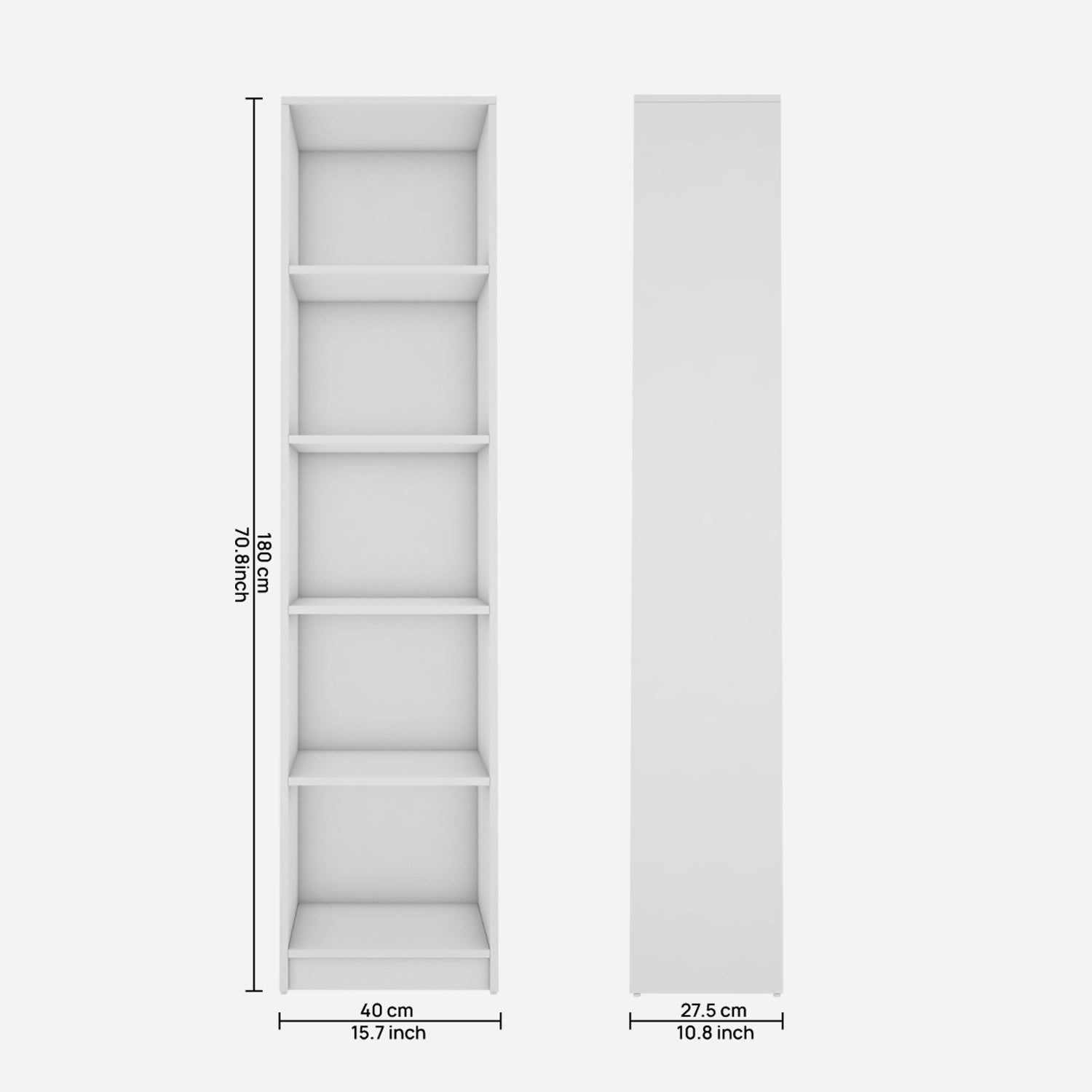 Mint Bookcase | Frosty White