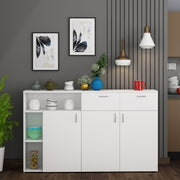 Enoch Side kitchen Crockery Unit | Frosty White