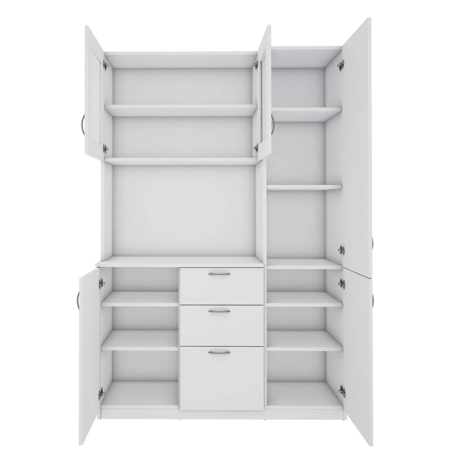 Divine Crockery Unit | Frosty White