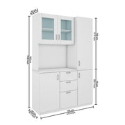 Divine Crockery Unit | Frosty White