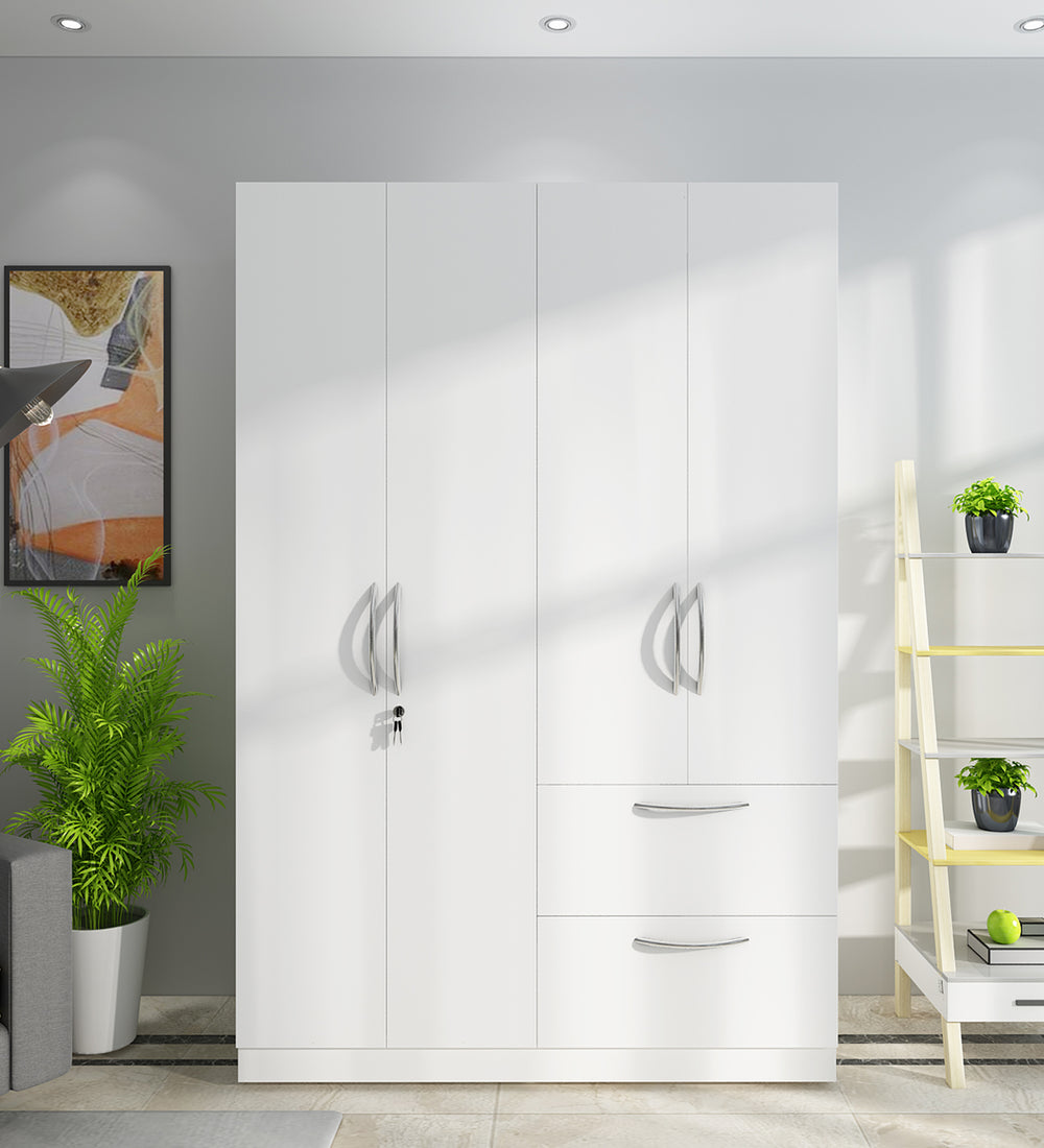 Cortina 4 Door Wardrobe - White