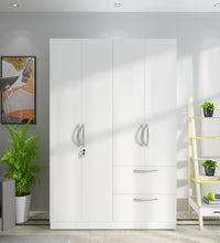 Load image into Gallery viewer, Cortina 4 Door Wardrobe - White
