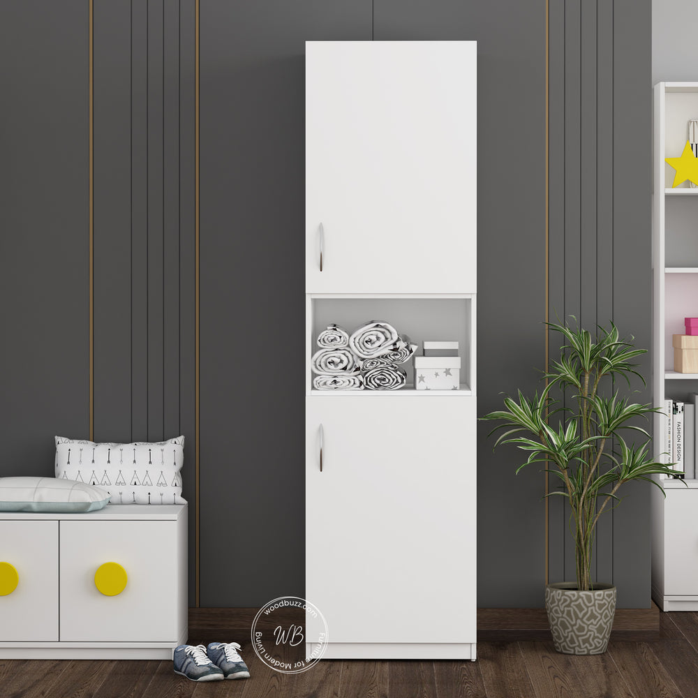 Edwin Two Door wardrobe | Frosty White