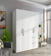Cortina 4 Door Wardrobe - White