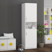 Edwin Two Door wardrobe | Frosty White