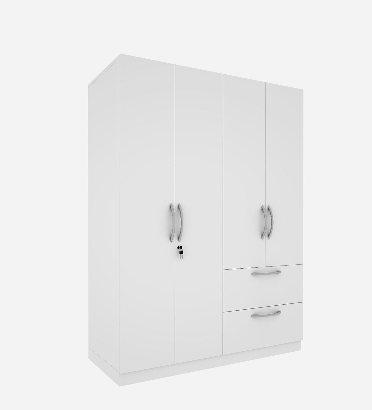 Cortina 4 Door Wardrobe - White